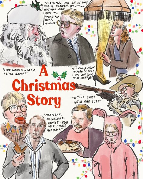 A Christmas Story Drawing, A Christmas Story Aesthetic, A Christmas Story Wallpaper, Story Planner, Christmas Story House, Christmas Story Movie, Christmas Svgs, The Christmas Story, Story Drawing