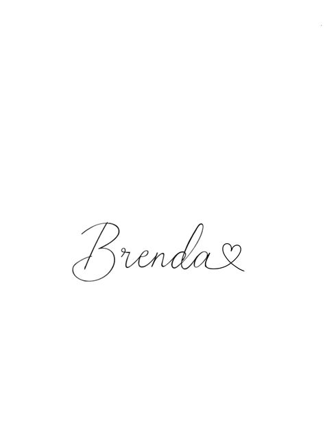 Children Name Tattoos, Brenda Tattoo, Shen Long Tattoo, Tattoo Name Fonts, Cursive Tattoos, Meaningful Tattoo Quotes, Happy Wallpaper, Name Letters, Baby Tattoos