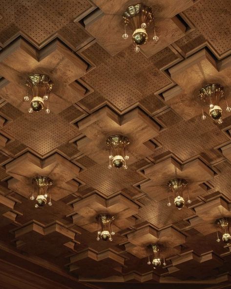 Traditional Ceiling Design, Ballroom Lighting, Ceiling Pattern, Spanish Lighting, Restaurant Ceiling, Architectural Orders, Interior Ceiling Design, Hotel Concept, Ceiling Detail