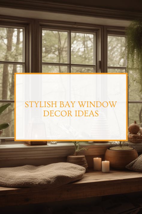 A beautifully decorated bay window ledge filled with plants and stylish accessories. This pin offers creative ideas for bay window decoration and home decor inspiration. Bay Window Ledge, Under Window Decor, Bay Window Decor Ideas, How To Decorate A Bay Window, Decorating A Bay Window, Bay Window Curtain Ideas, Bay Window Decorating Ideas, Window Decor Ideas, Bay Window Decor