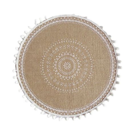 https://amfurniture.co.uk/ Find many great new & used options and get the best deals for Woven Placemats Woven Solid Round Decorative Dining Table Placemats Cotton Flax at the best online prices at eBay! Free delivery for many products! Dining Table Placemats, Round Table Mats, Round Placemat, Round Placemats, Plate Mat, Printing On Burlap, Kitchen Table Decor, Woven Placemats, Handmade Coasters