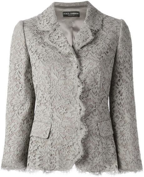 Lace Blazer Jacket, Giacca In Tweed, Lace Outfits, Shweshwe Dresses, Bodycon Dress Formal, Lace Blazer, Chic Pants, Grey Lace, Woman Suit Fashion