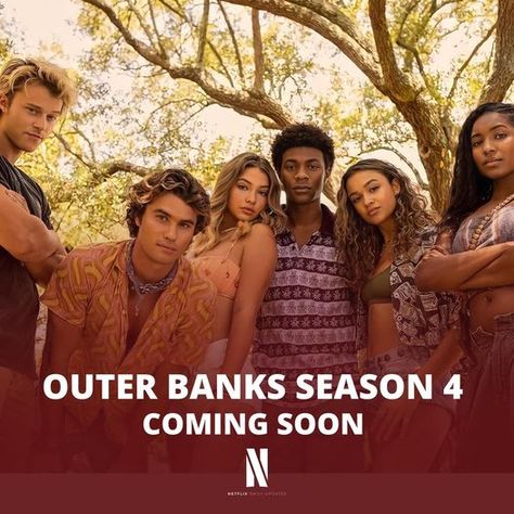 Outer Banks: Season 4 - Coming To #Netflix In April Outer Banks New Season, Outer Banks Season 4, Rudy Pankow, Paradise On Earth, Poor People, Boys Over Flowers, Outer Banks, Season 4, Coming Out