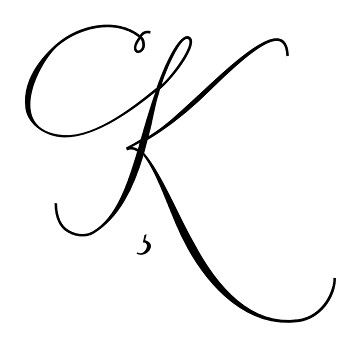 Cursive Letters Fancy, V Logo Design, Calligraphy Letters Alphabet, Letter Photography, The Letter K, K Tattoo, Handwritten Calligraphy, Tattoo Lettering Fonts, Fancy Letters