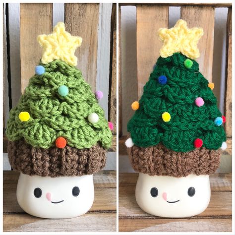 Excited to share this item from my #etsy shop: Marshmallow Mug hat: Christmas tree #christmas #countryfarmhouse #tieredtraydecor #raedunndisplay Marshmallow Crafts, Cute Marshmallows, Christmas Tree Hat, Mug Display, Crochet Christmas Trees, Hat Decoration, Christmas Hat, Jingle Bells, Marshmallows