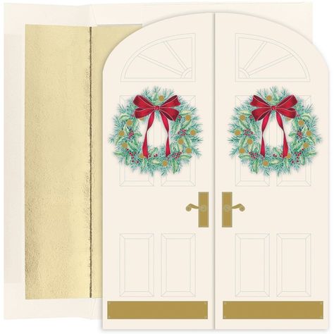 Front door christmas bows