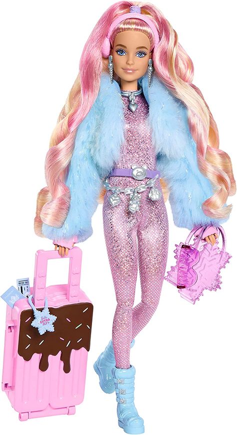 Barbie Y Ken, Tropical Swimsuits, Barbie Halloween, Snow Fashion, Im A Barbie Girl, Barbie Style, Pink Jumpsuit, Barbie I, New Dolls