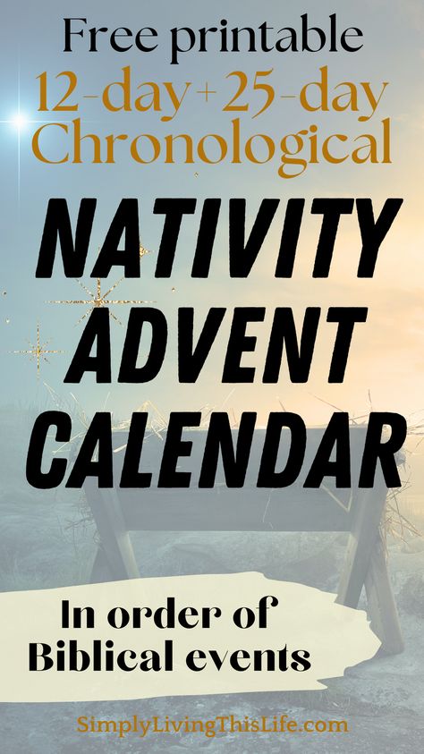 The only chronological nativity set Advent Calendar that keeps Christ at the center of Christmas! Download the FREE printable 12-day or 25-day Advent Calendar that follows Scripture's order of events. Find the perfect nativity sets. This is the BEST Christmas tradition ever for your family! From toddlers to teens, experience the depth of the Advent though a fun interactive daily gift this Christmas season! 12 Days Of Christmas Scriptures Lds, 12 Days Of Christmas Bible Reading, Sacrament Christmas Program, Christ Centered 12 Days Of Christmas, 12 Days Of Christmas Scriptures, What Is Advent For Kids, Christmas Story Advent Calendar, 12 Days Of Christmas Christ Centered, Advent Readings Families