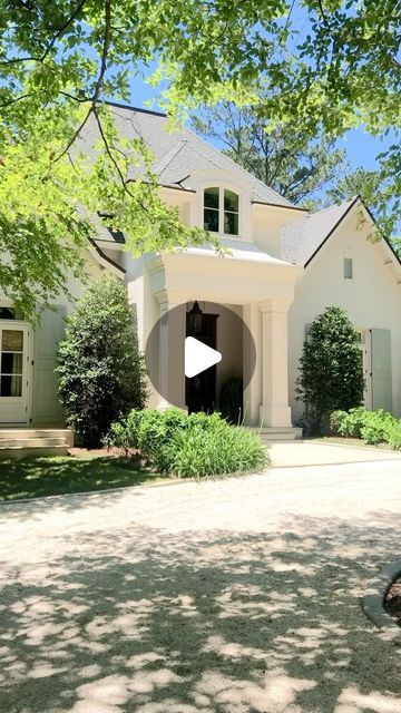 Bob Chatham on Instagram: "This French Country style home creates an air of timelessness with its classic design features—vaulted ceilings, decorative trusses, strong symmetry, and meticulous design details. Taylor Lane is a contemporary spin on an everlasting style. 

Designed by Bob Chatham Custom Home Design
Built by Scott Norman

#homedesign #customhomes #customhomedesign #architecture #exterior #exteriorarchitecture #cottage #cottagestyle #cottageinspo #cottagestylehome #frenchcountrycottage #frenchcountrystyle" Modern French Country Style, Craftsman Style Trim, French Country Houses, Modern French Country, Natural Living Room, Cottage Style Home, Modern French, Coffee Table Styling, French Country Cottage