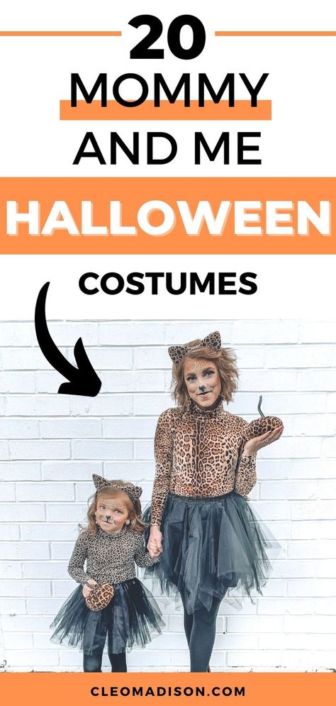 mom and daughter standing against a wall Halloween Costumes Work, Mommy And Me Costumes, Mommy And Me Halloween Costumes, Mommy Costumes, Mommy Baby Halloween Costumes, Cute Toddler Halloween Costumes, Mommy Halloween, Diy Baby Halloween Costumes, Diy Girls Costumes