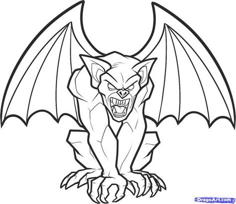 gargoyle line Art - Bing images: How To Draw Gargoyles, Gargoyle Sketch, Gargoyle Tattoo Design, Aviation Drawing, Gargoyle Design, Gargoyle Art, Gargoyle Drawing, Gargoyles Cartoon, Gargoyles Art