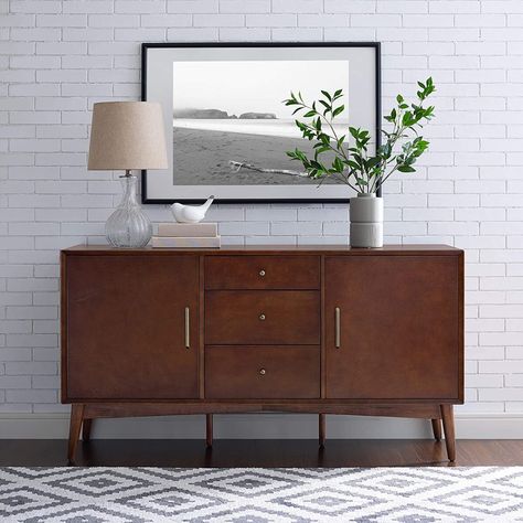 mahogany buffet sideboard with drawers solid wood midcentury modern