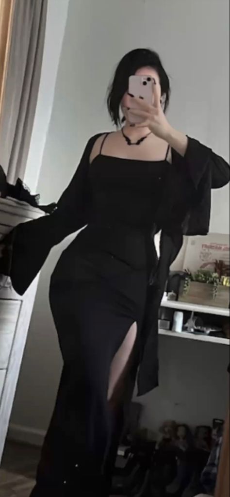 Formal Alt Outfits, Formal Outfits For Couples, Black Semi Formal Outfit, Comfy Goth, Black Semi Formal, 2016 Tumblr Outfits, Dark Romanticism, Outfits For Couples, Goth Fits