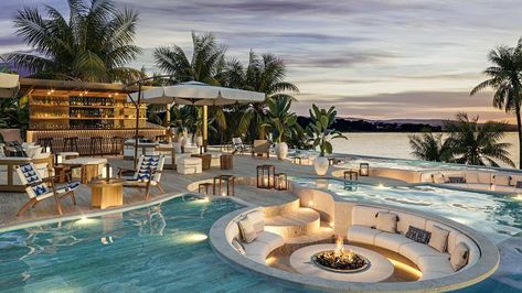 Fire Pit Lounge, Fairmont Mayakoba, Sunken Fire Pits, Best All Inclusive Resorts, Carport Designs, Riviera Cancun, Inclusive Resorts, Pool Spa, All Inclusive Resorts