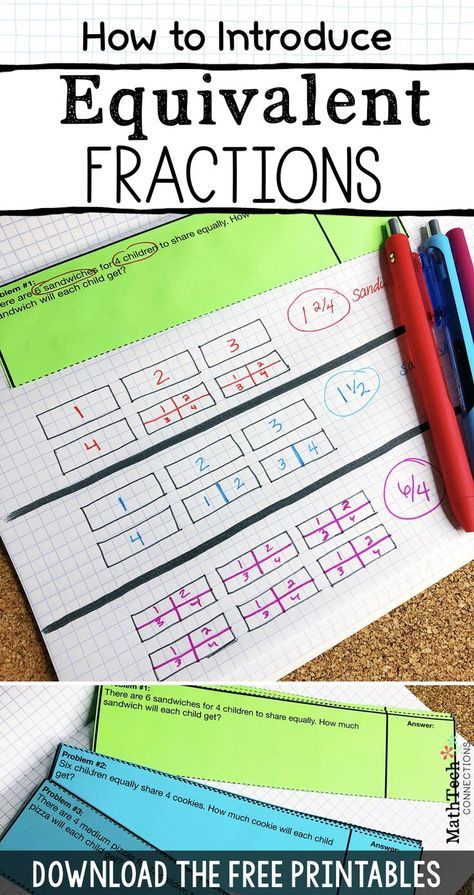 Equivalent Fractions Activities, Fractions Activity, Classroom Essentials, Teaching Fractions, Fraction Activities, Eureka Math, Math Organization, Equivalent Fractions, Math Instruction