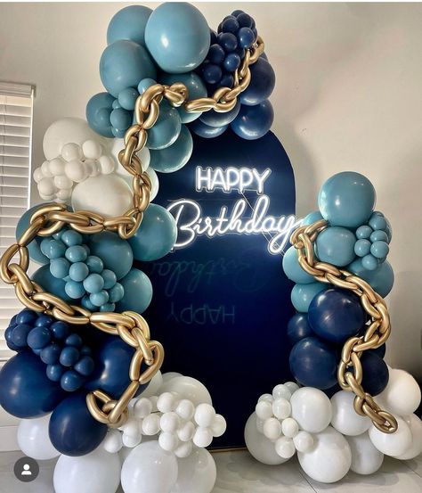 80 Balloon Decor, Balloon Arch Ideas, Party Balloons Diy, Birthday Room Decorations, Balloon Garland Diy, Paris Theme Party, Balloon Kits, Events Ideas, 40th Birthday Cards