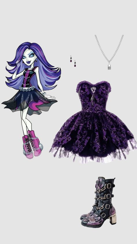 Spectra Halloween Costume, Spectra Vondergeist Costume, Spectra Costume, Monster High Outfit Ideas, Disney Channel Halloween, Custome Ideas, Monster High Halloween Costumes, Macabre Fashion, Monster High Halloween