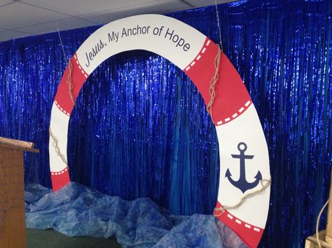 Nautical Theme Graduation Party, Cruise Ship Party Decorations, Notical Theme, Sailing Party Theme, Love Boat Theme Party, Cruise Themed Party Ideas, Hoco Decor, Boat Party Theme, Cruise Theme Parties