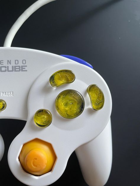 Custom Gamecube Controller, Custom Gamecube, Yellow Galaxy, Gamecube Controller, Etsy Australia, Ships, Australia, Yellow, 10 Things