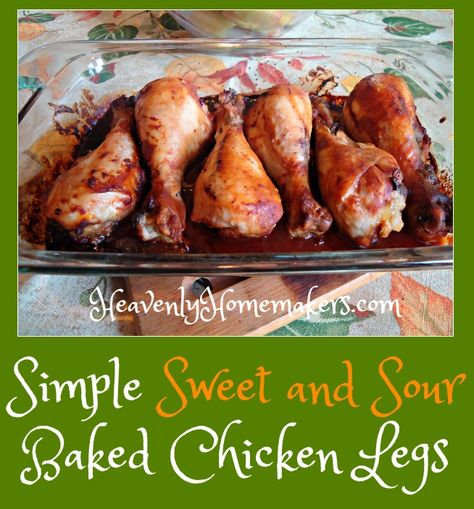 Chicken Legs Recipes, Chicken Legs Recipe, Great Dinner Recipes, Chicken Leg Recipes, Sweet And Sour Chicken, Bruschetta Ingredients, Sweet Sour Chicken, Top Chicken Recipes, Sweet N Sour Chicken