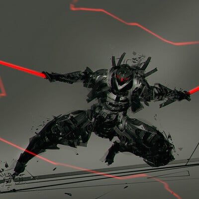 Benedick Bana, Cyborgs Art, Futuristic Armour, Ninja Art, Punk Design, Mechanical Art, Artwork Gallery, 다크 판타지, Cyberpunk Character