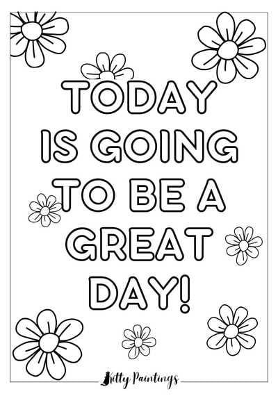 20 Free Positive Affirmation Coloring Pages to Improve Your Day Encouragement Coloring Pages, Coloring Affirmations Free Printable, Coloring Quotes Inspirational, Social Emotional Coloring Pages, Affirmation Crafts For Kids, Positive Affirmation Coloring Pages Free Printable, Affirmation Crafts, Kids Affirmations Free Printable, Positive Quote Coloring Pages