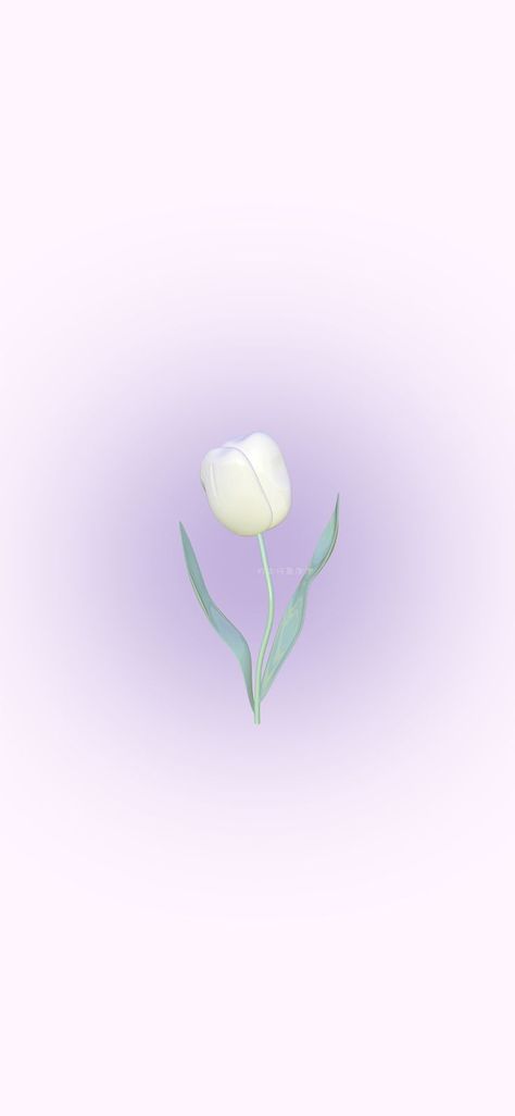 Tulip Flower Drawing, Flower Lockscreen, Minimalist Wallpaper Phone, Beauty Iphone Wallpaper, Baby Blue Wallpaper, Cow Print Wallpaper, Light Purple Flowers, Flower Line Drawings, Iphone Wallpaper Kawaii