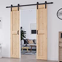 Double Sliding Barn Doors, Double Sliding Doors, Glass Barn Doors, Office Guest Room, Storage Closet, Laundry Closet, Double Barn Doors, Diy Barn Door, Sliding Barn Door Hardware