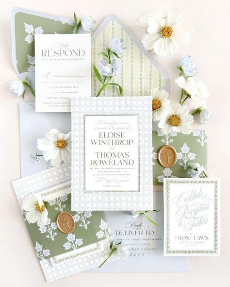 Coastal Wedding Invitation Suite, Vibrant Wedding Invitations, Nantucket Design, Peru Wedding, Coastal Garden, Paper Cocktail Napkins, Wedding Stationery Suite, Bujo Ideas, Invitation Suites