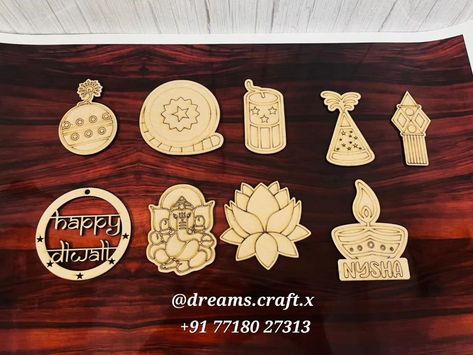 Personalised diwali diy kit ✨️ ✨ Includes 👉 9 pcs diwali mdf cutout 👉6 paint colour kit with brush 👉 1 personalised potli bag #diwalikit #kidsdiy #diwalidiy #diy #diwalivibes✨ #diykit #craft #art Potli Bag, Diwali Diy, Potli Bags, Paint Colour, Color Kit, Craft Art, Diy Kit, Diy Kits, Diwali