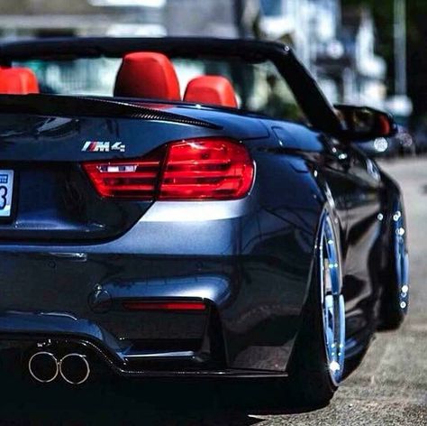 BMW M4, love the carbon fibre trimmings Bmw M4 Convertible, Bmw Cabriolet, Lux Lifestyle, Bmw Cabrio, M4 Convertible, Bmw Tuning, Bmw Convertible, F82 M4, Bmw Design