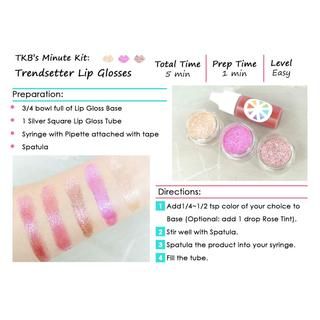 lip* gloss* kit*– TKB Trading, LLC Lipgloss Ideas, Lip Gloss Base, Making Cosmetics, Makeup Materials, Lip Gloss Tubes, Support People, Diy Makeup, Home Based Business, Tools And Equipment