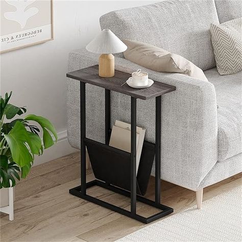 Small Narrow Side Table - Bed Bath & Beyond - 39746727 Narrow End Table, Narrow Bedside Table, Magazine Table, Unique Side Table, Narrow Side Table, Narrow Console Table, Table For Small Space, Home Office Furniture Desk, Sofa End Tables