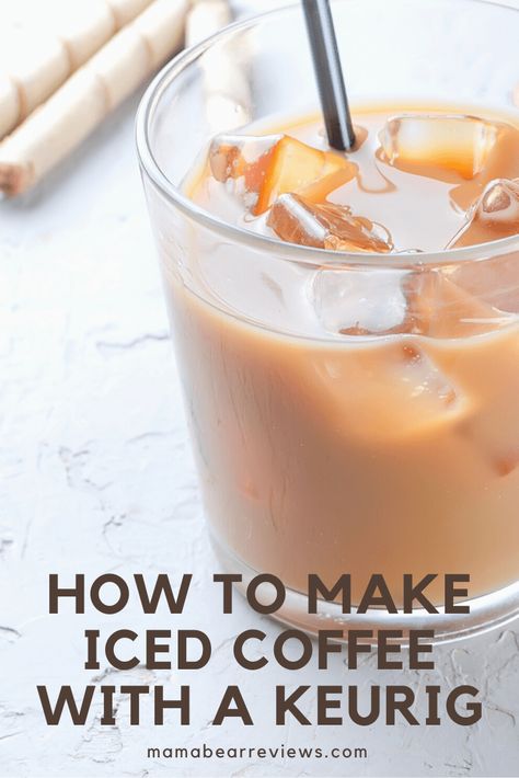 Iced Coffee With Keurig, Hawaiian Banana Bread Recipe, Keurig Iced Coffee, Diy Iced Coffee, Keurig Recipes, Iced Mocha Coffee, Keurig Machine, Hawaiian Banana Bread, Make Iced Coffee