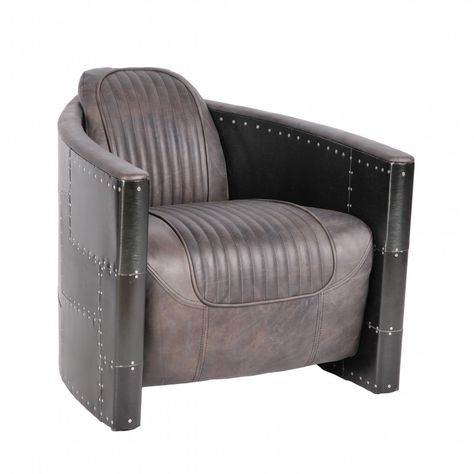 Tom Cat Chair, Customize it to your taste!  www.topolansky.co.za Industrial Loft Decor, Vintage Office Chair, Timothy Oulton, British Furniture, Black And Black, Raw Leather, Barker And Stonehouse, Sitting Pretty, Chesterfield Chair