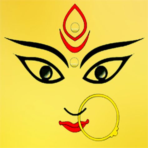 Durga Face Drawing, Durga Face, Navratri Wallpaper, Pencil Arts, Durga Pooja, Durga Devi, India Painting, Indian God, Drawing Tutorial Face