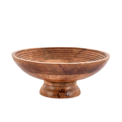 PRICES MAY VARY. Mango wooden bowl with a smooth and unique which builds a natural and warm aura for the home decoration This wood fruit bowl is a perfect piece for presenting fruit, ceasar salad, fruit and vegetables. To give your kitchen a makeover, add this large bowl or wooden bowls for decor to your kitchen set Our handmade bowls are suitable for any table setting Use them for fruits, salads, snacks or decoration around the house Our handmade bowls are suitable for any table setting, creati