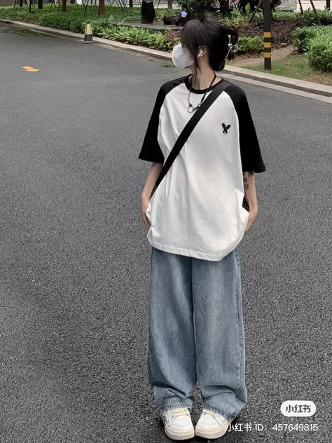 Tomboy Stil, Baggy Outfit Ideas, Boyish Outfits, Estilo Tomboy, Boyish Style, Looks Pinterest, Oversized Outfit, Korean Casual Outfits, Baggy Style