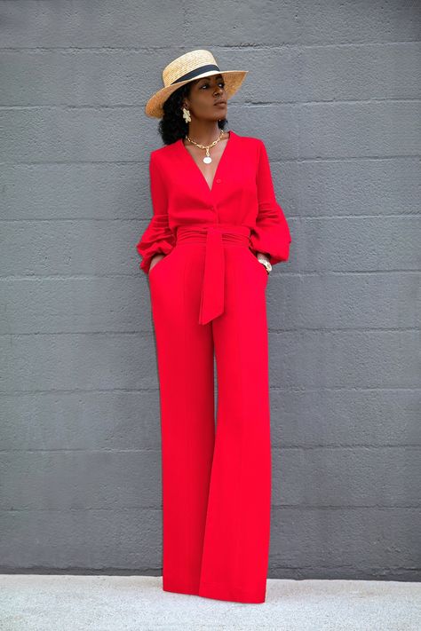 Button-Down Wide Leg Jumpsuit – StylePantry Wide Leg Jumpsuit Outfit, Classy Business Outfits, Jumpsuit Style, Style Pantry, Fashion To Figure, Jumpsuit Elegant, Muslimah Fashion Outfits, Classy Work Outfits, Pretty Prom Dresses