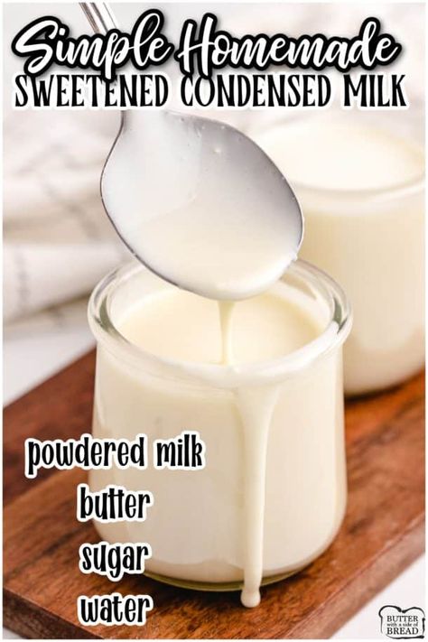 Condensed Milk Uses, Condensed Milk Substitute, Condensed Milk Recipes Easy, Sugar Free Condensed Milk, Homemade Milk Chocolate, Homemade Sweetened Condensed Milk, Homemade Condensed Milk, Sweetened Condensed Milk Recipes, Goat Milk Recipes