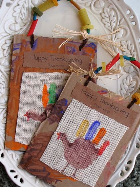 VERDICT: Fun & Cute. We did not do ties for the top because of time constraints and we used colored paper not burlap. Still...nice! Thanksgiving craft...we wrote what we were thankful for on each feather/finger. Kindergarten Art Project. Handprint Turkey, Thanksgiving Decorations Outdoor, Diy Thanksgiving Crafts, Thanksgiving Crafts Preschool, Turkey Handprint, Thanksgiving Crafts Diy, November Crafts, Thanksgiving Preschool, Thanksgiving Art