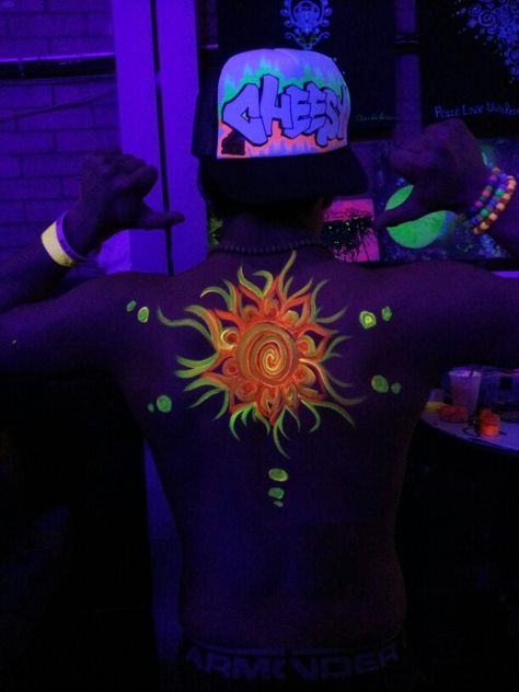 Body Stickers, Various Artists, Body Painting, In The Dark, Glow In The Dark, Cherry Blossom, Body Art, Tatting, Blossom