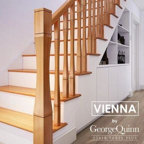 George Quinn Stair Parts (@george_quinn_stair_parts) • Instagram photos and videos Square Newel Post, Stairs Cladding, Shadow Gap, Stair Spindles, Staircase Runner, Stair Parts, Newel Posts, Staircases, Vienna