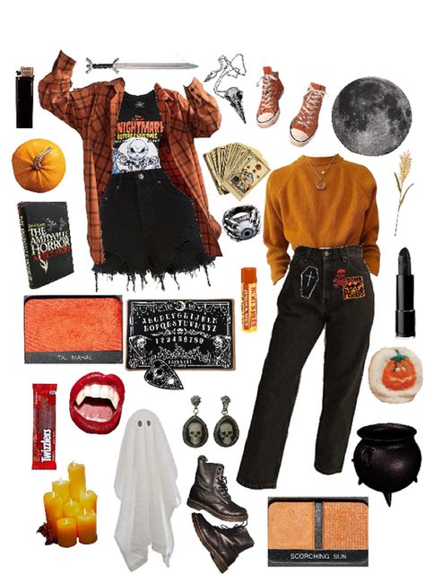 Samhain Outfit, Halloween Fashion Outfits, Veselý Halloween, 30 Aesthetic, Halloween Costumes 2022, October Outfits, Hot Halloween, Hot Halloween Outfits, Costumes Couples