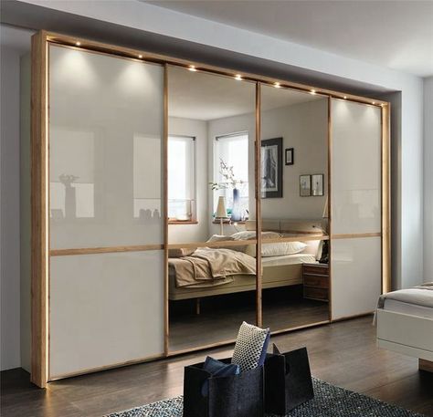 Sliding Wardrobe Doors Design, Sliding Door Wardrobe Designs, Glass Sliding Door, Bedroom Furniture Layout, Sliding Door Wardrobe, Sliding Door Design, Contemporary Bedroom Furniture, Wardrobe Door Designs, Sliding Wardrobe Doors