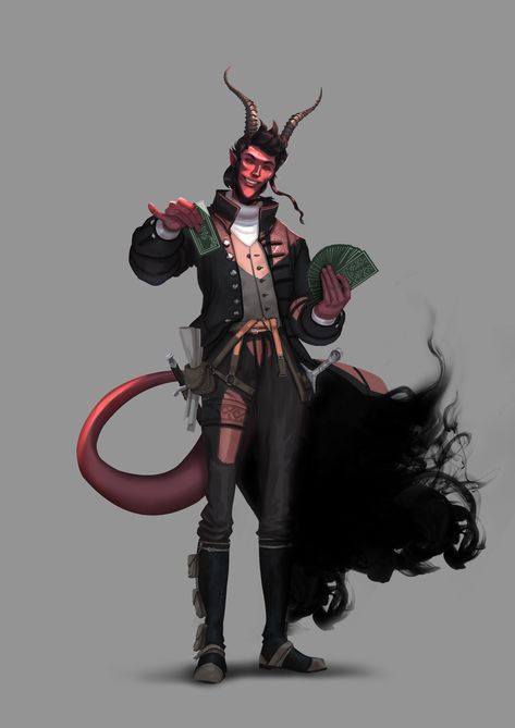 Dnd Circus, Shadow Sorcerer, Fantasy Circus, Dnd Sorcerer, Dnd Tiefling, Tiefling Bard, Arcane Trickster, Character Commission, Pathfinder Character