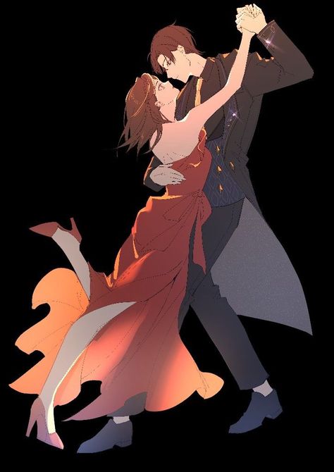 Partner Dance Poses Drawing, Couples Dancing Drawing, Dance Pose Couple, Dance Couple Drawing, Anime Dancing Pose, Pose Reference Dancing, Date Pose Reference, Dancing Reference Drawing Couple, Waltz Pose Reference