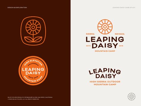 Branding | Leaping Daisy Final 01 by Rocky Roark on Dribbble Daisy Brand, Corporate Stationery, Mobile App Icon, Letterpress Greeting Cards, Stationery Mockup, Learning Design, Ui Elements, App Icon Design, Branding Design Logo