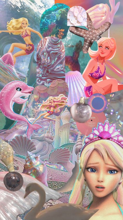 #merliah #barbie #mermaid Barbie Mermaid, Iphone Wallpaper Preppy, Princess Kitty, Mermaid Wallpapers, Cross Wallpaper, Fairy Wallpaper, Barbie Cartoon, Barbie Theme, Mermaid Tale