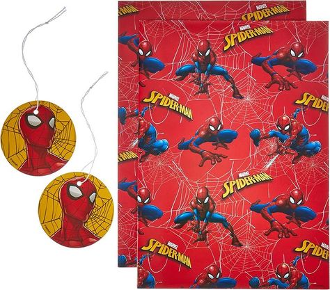 Birthday Gift Wrapping Paper Boys - Wrapping Paper Sheets for Kids, Wrapping Paper Birthday, Spiderman Wrapping Paper; for Boys Gift, Spiderman Gifts - 2 Sheets & 2 Tags Happy Birthday Corey, Kids Wrapping Paper, Birthday Spiderman, Wrapping Paper Birthday, Spiderman Web, Spiderman Gifts, Paper Boy, Boys Gift, Birthday Gift Wrapping